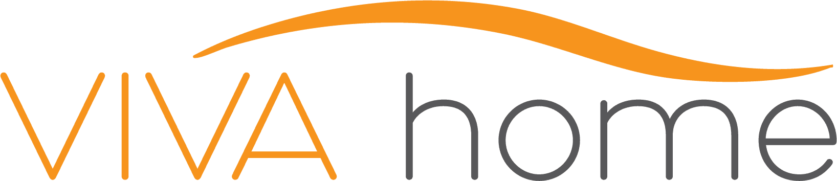 VIVA home logo with orange stylized wave and text
