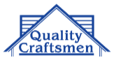 Quality Craftsmen logo with house roof design and company name